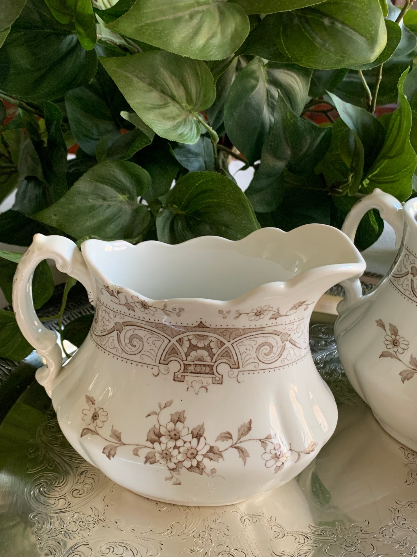Henry Alcock Cream and Picther Set
