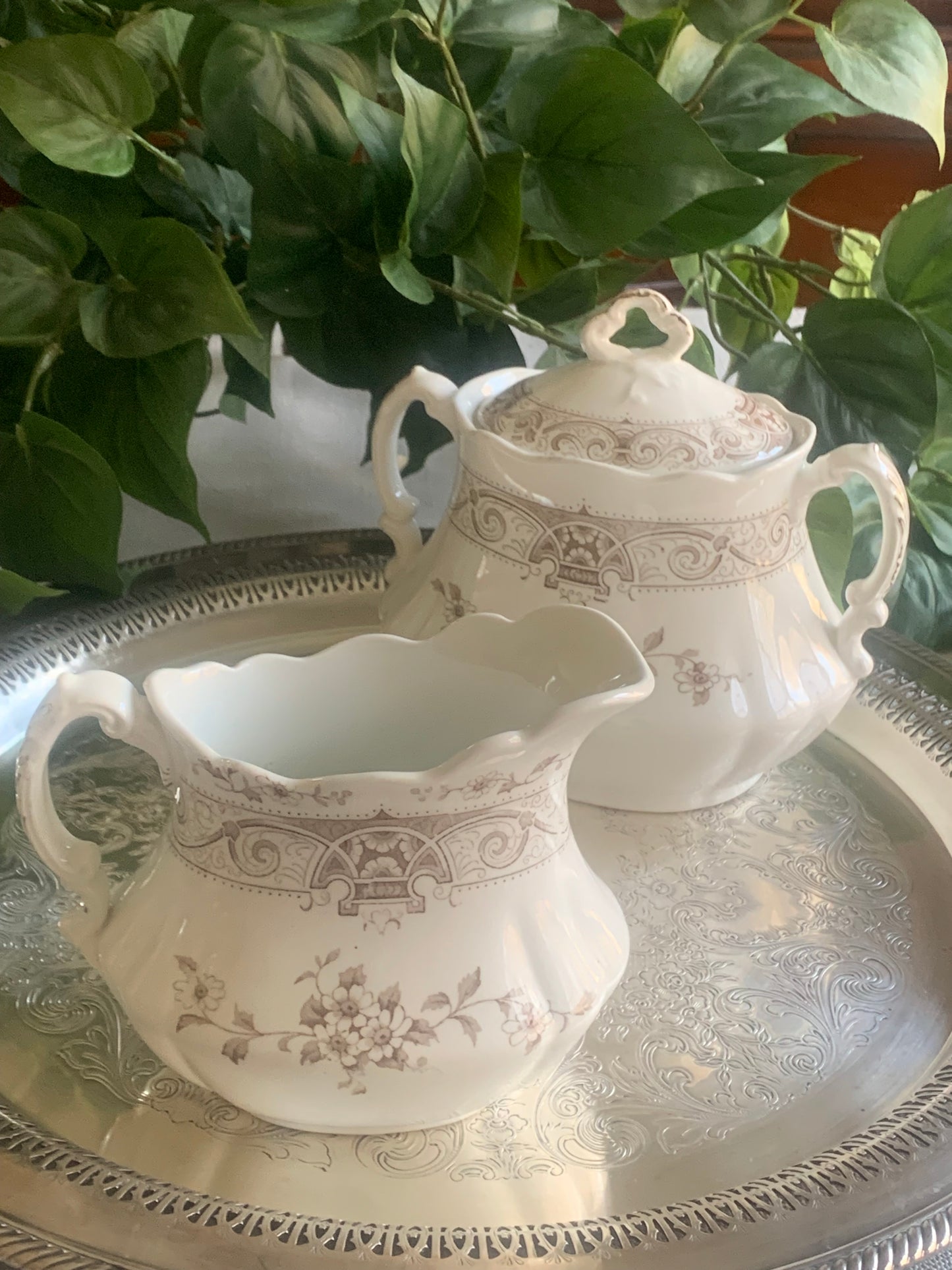 Henry Alcock Cream and Picther Set