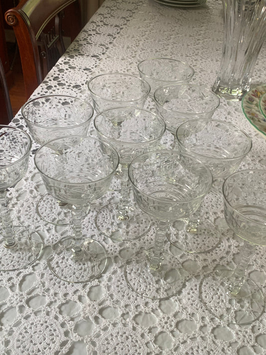 1950s Cordial Vintage Cut Glass