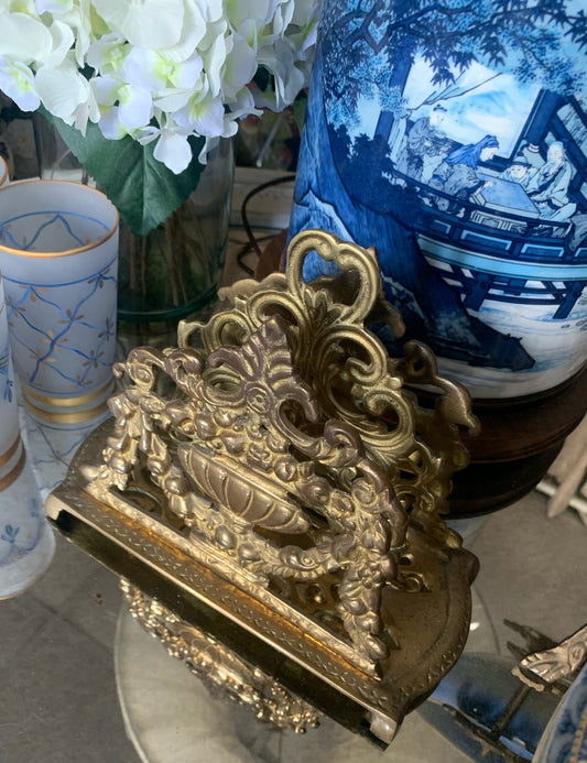 Mainland-Smith Brass Letter Caddy